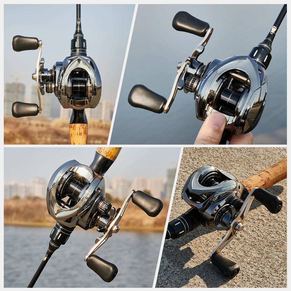 Baitcasting Reel 7.2:1 Billings AT Series 5+1BB 18lb Drag Fresh Saltwater