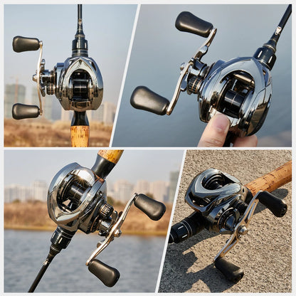 Baitcasting Reel 7.2:1 Billings AT Series 5+1BB 18lb Drag Fresh Saltwater