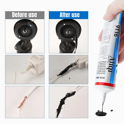 Liquid Electrical Tape Insulation Glue Waterproof Sealant for Wires Cables