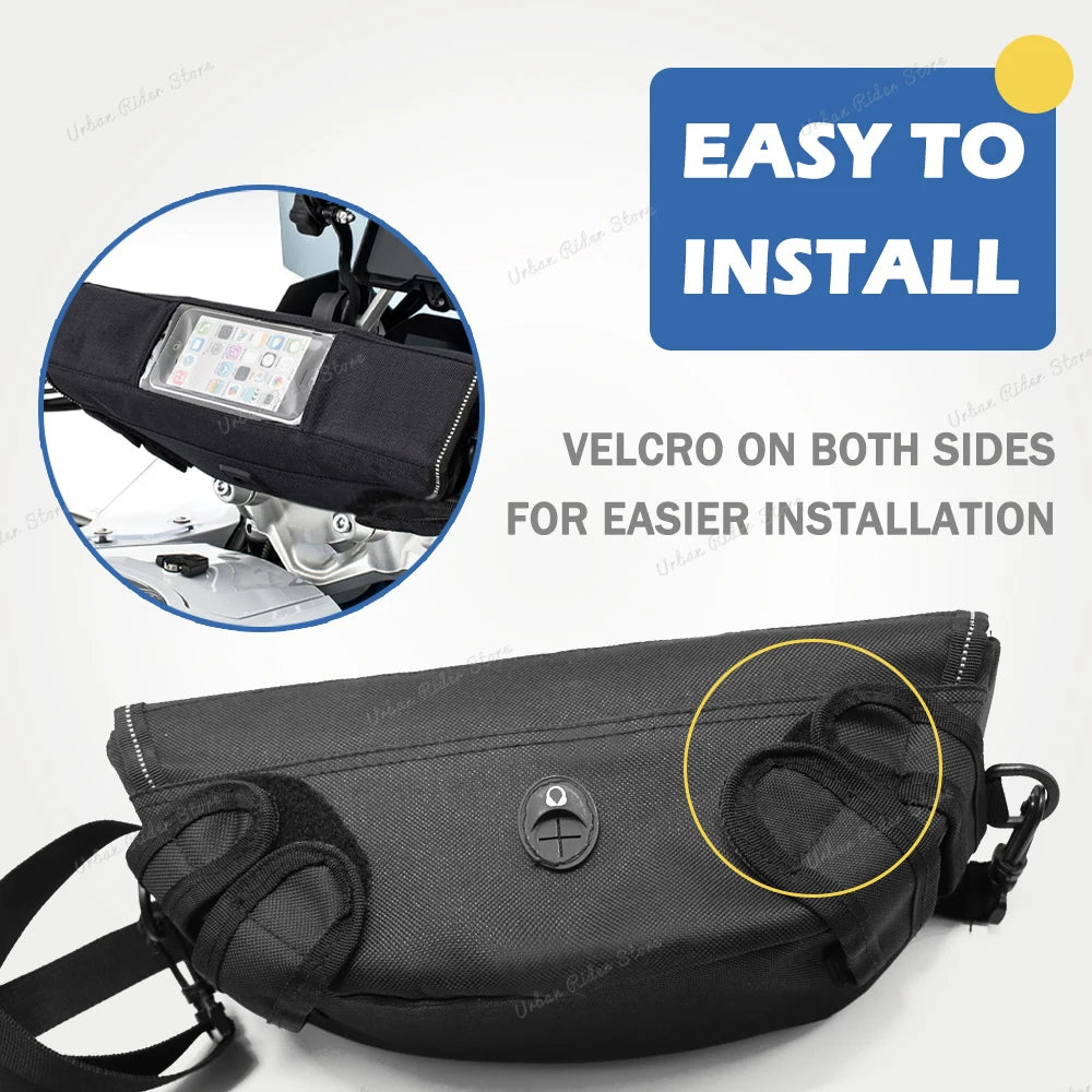 Waterproof Motorcycle Handlebar Travel Storage Bag for Honda CRF450R/CRF450RL