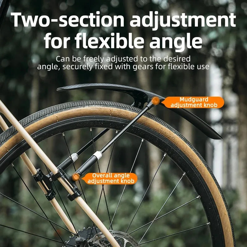 1/2PCS Bicycle Mudguard Fender Set Soft PP Plastic MTB Road Bike Protector