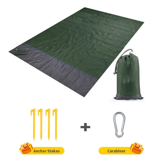 Camping Mat 200x210 Waterproof Folding Beach Picnic Outdoor Lightweight