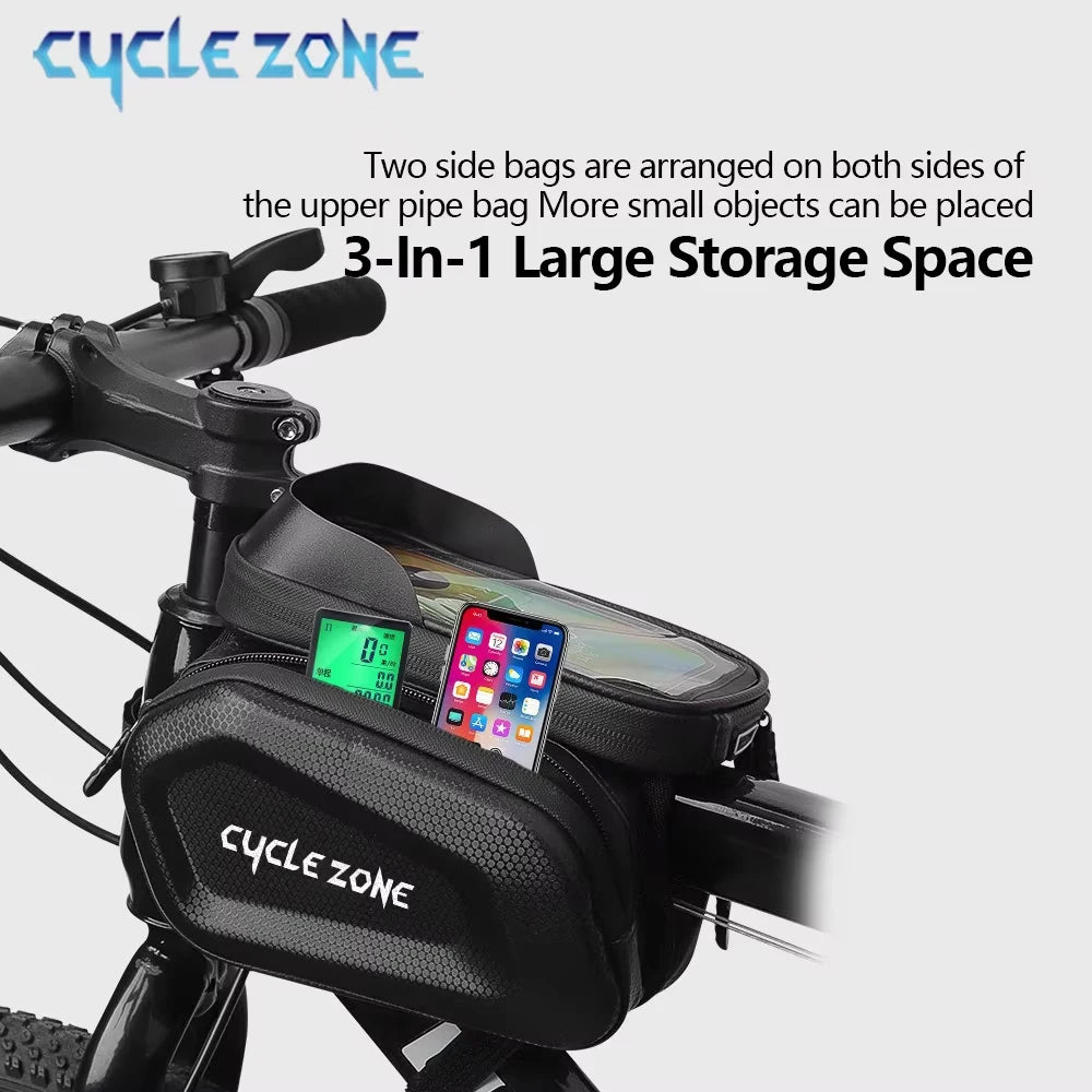 Phone Bag Frame Tube Holder for Bike Front Top MTB Cycling Bags