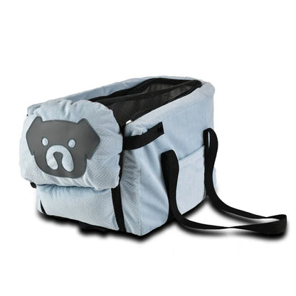 Dog Car Seat Cover Hammock Foldable Pet Basket Harness Travel Safety