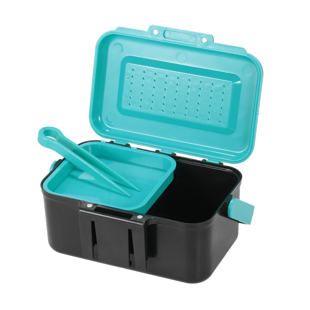 Fishing Lure Box Double Sided Tackle Storage Case with Compartments