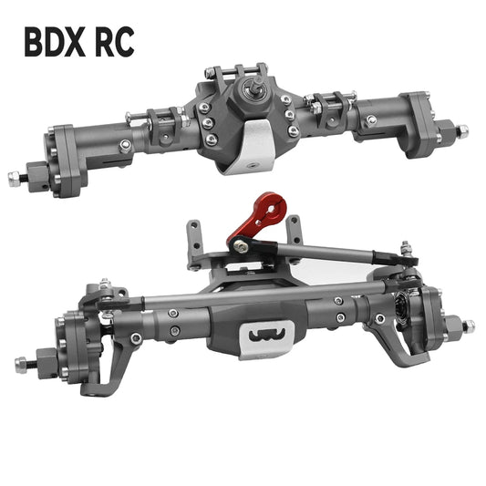 1/10 RC Crawler Aluminum Portal Axle CNC Front Rear for SCX10 II 90046 90047 GEN8 RGT - EXPROTAS