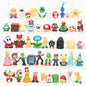 48pcs Super Mario PVC Action Figures Set 2-5cm Game Character Model Toys