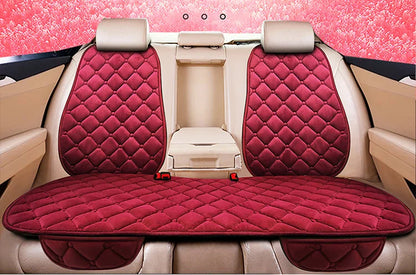 Car Seat Cover Front/Rear Velvet/fur Seat Cushion Protector Pad Black/Red/Beige/Grey/Coffee/Brown For Renault Kadjar F3 X45-EXPROTAS