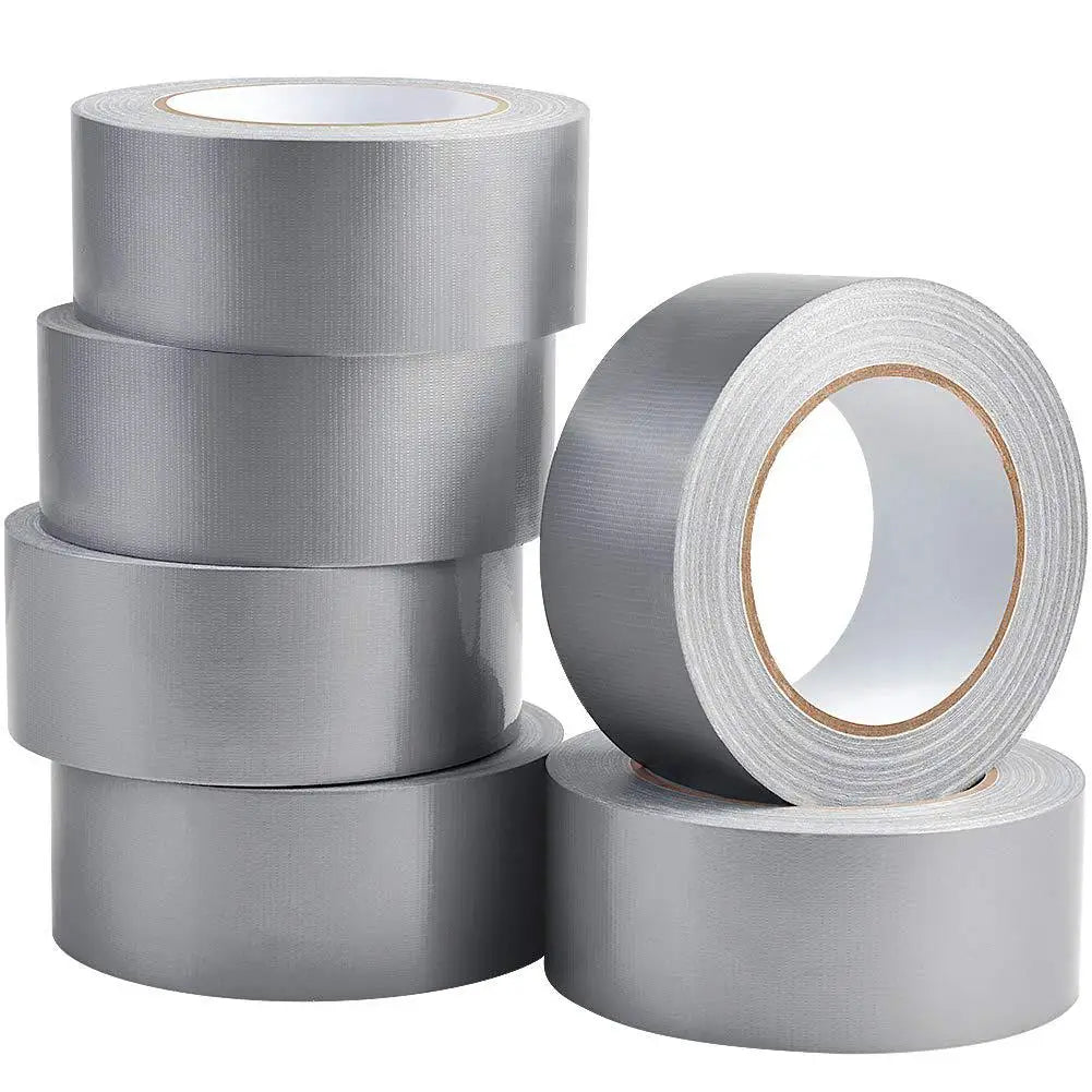 Waterproof Cloth Tape Heavy Duty Duct Gaffer Adhesive Silver 50mm x 50m