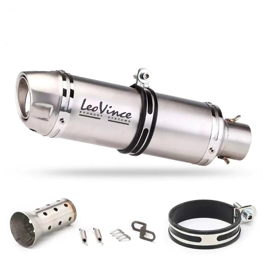 51mm Motorcycle Exhaust Muffler Pipe LeoVince Escape Moto With DB Killer for Z1000 Z900 GSR600 FZ6N R1 R6 R3-EXPROTAS