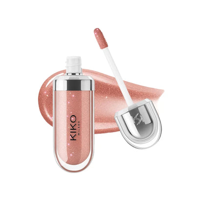 Kiko 3D Mirror Lip Gloss Waterproof Non-Stick Red Shiny Lip Glaze 6.5ml
