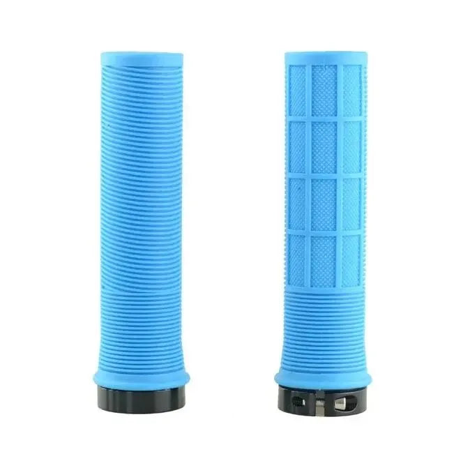 TPR Lock-On Bicycle Handlebar Grips Non-Slip MTB Rubber Grips