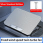 Q100 17" Gaming Laptop Cooler Pad w/ LED Screen Dual USB 2600RPM Fan