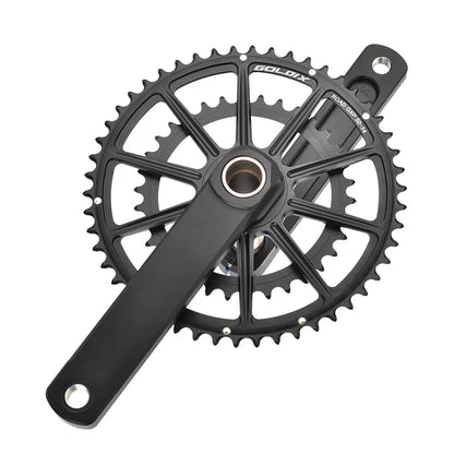 GOLDIX Road Bike Crankset Double 50-34T/52-36T/53-39T Forged Alloy 165–175mm - EXPROTAS
