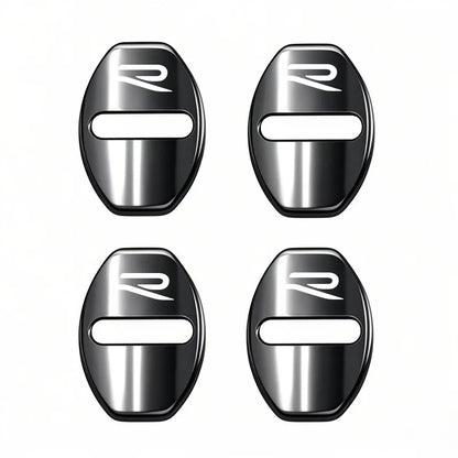 4Pcs Car Door Lock Cover Protective Buckle Sticker for VW Golf MK6