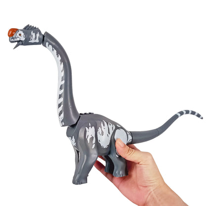 Jurassic World Titanosaurus Design Soft Rubber Construction Toy Figures