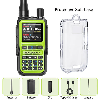 Baofeng Walkie Talkie UV-5R Mini Dual Band Bluetooth Long Range Radio