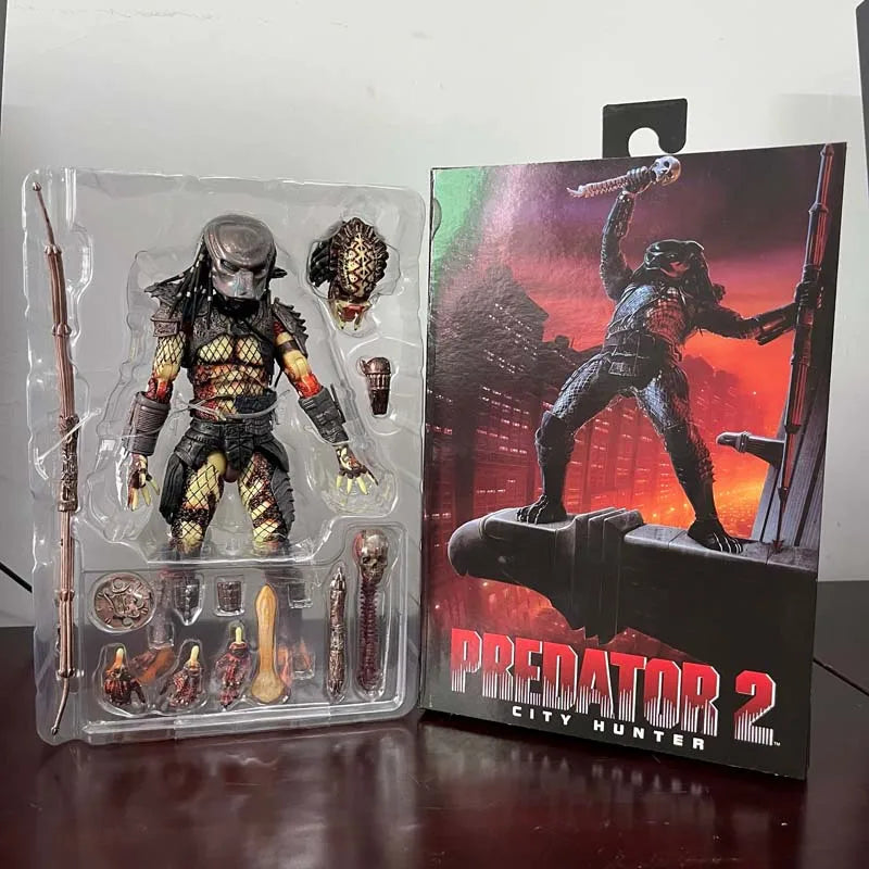 NECA Shaman Predator Ultimate Armored Lost Warrior Jungle Hunter Thermal Vision Fugitive Predator Action Figure Model Toys Gifts-EXPROTAS