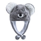 Unisex Funny Bulls Head 3D Animal Decorative Hat Winter Cap for Adults