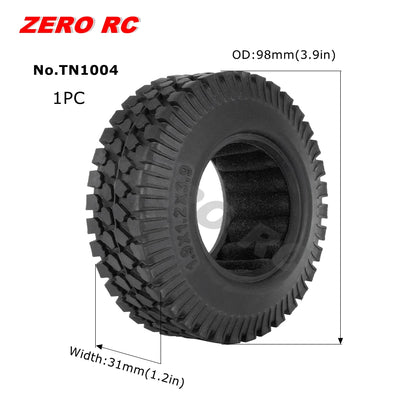 1.9" Crawler Tire for 1/10 RC Car Axial Traxxas D90 SCX10 Wheels