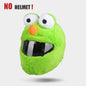 Protection Headgear Cover Plush Helmet for Motorcycle Full Face Cartoon