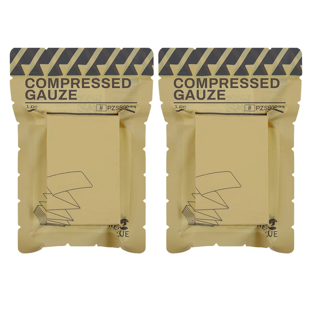 Rhino Rescue Compressed Gauze Sterile Wound Dressing First Aid Camping