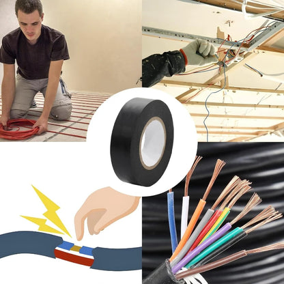 Retardant Electrical Tape Black Insulation PVC for Industrial Household Use