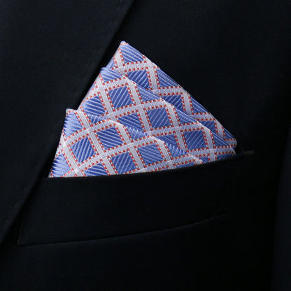 Mens Pocket Square Handkerchief Solid Satin Wedding Accessories