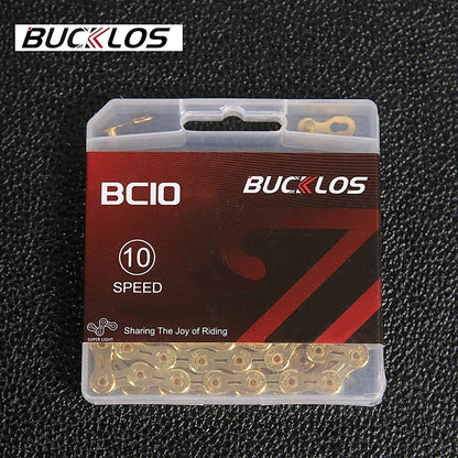 MTB Road Bike Chain BUCKLOS 8-12 Speed 116/126 Links Bicycle