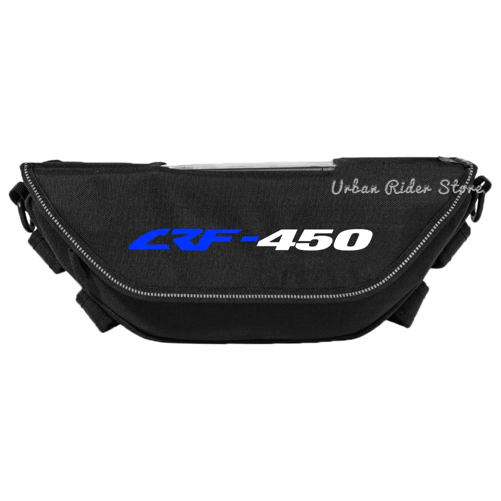 Waterproof Motorcycle Handlebar Travel Storage Bag for Honda CRF450R/CRF450RL