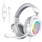 FIFINE Ampligame H6W RGB Gaming Headset 7.1 Surround 3-EQ Mic Inline Control for PC PS4 PS5