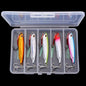 5pcs/box Japen Metal Cast Jig Spoon 10/15/20/30/40/50g Shore Casting Jigging Fish Sea Bass Fishing Lure Artificial Bait Tackle