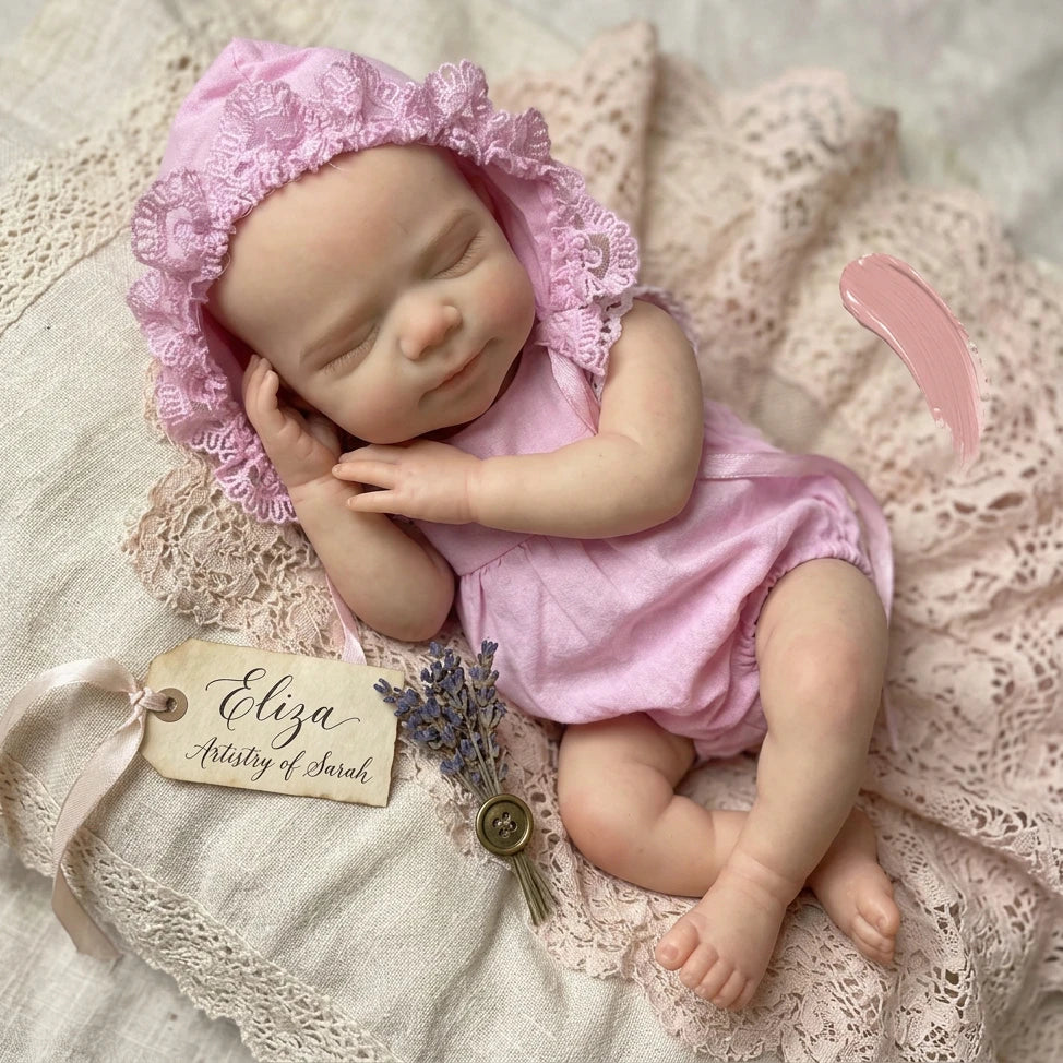 13 Inch Pascale Soft Silicone Reborn Baby Doll Girl Full Body Newborn