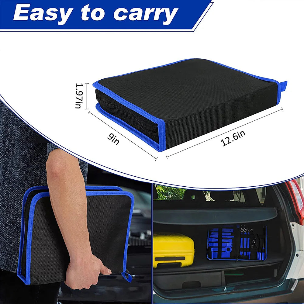 43Pcs Interior Door Clip Removal Pry Tool Set for Car Trim Panel Dash