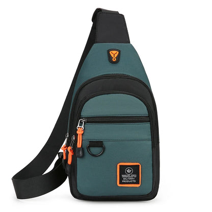 Men's Crossbody Shoulder Bag Lightweight Oxford Fabric Sling Travel Handbag