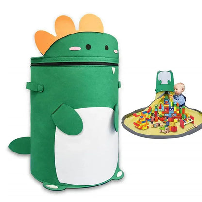 Large Toy Storage Bag Play Mat Portable Organizer for Building Blocks