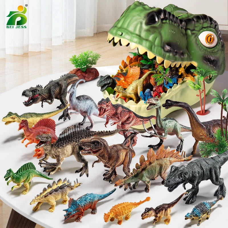 Dinosaur Toy Action Figures Kids Jurassic Tyrannosaurus Models Simulation