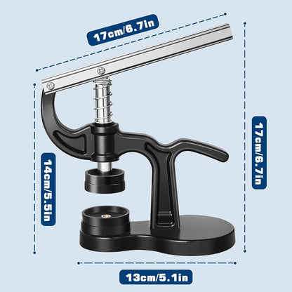 Watch Back Case Press Tool 12 Dies Professional Repair for Watchmaker