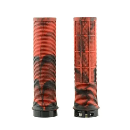 TPR Lock-On Bicycle Handlebar Grips Non-Slip MTB Rubber Grips