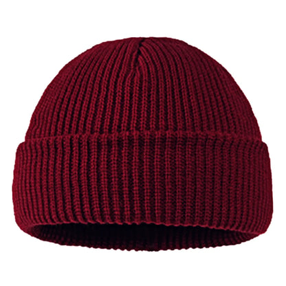 Winter Warm Beanies Wool Knitted Hat Casual Unisex Adult Men Female