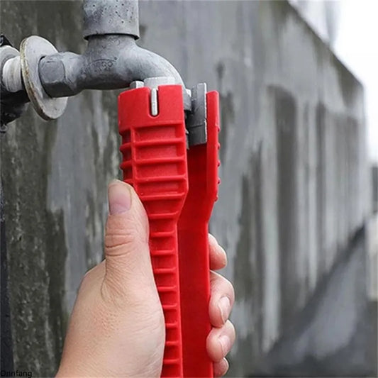 8-in-1 Flume Wrench Anti-Slip Sink Faucet Plumbing Repair Tool