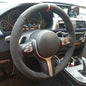 Car Steering Wheel Cover Anti-Slip  Suede Leather For BMW M Sport 1 Series F20 M135i M140i M235i M240i X1 F21 F48 X2 F39 X3 F25-EXPROTAS