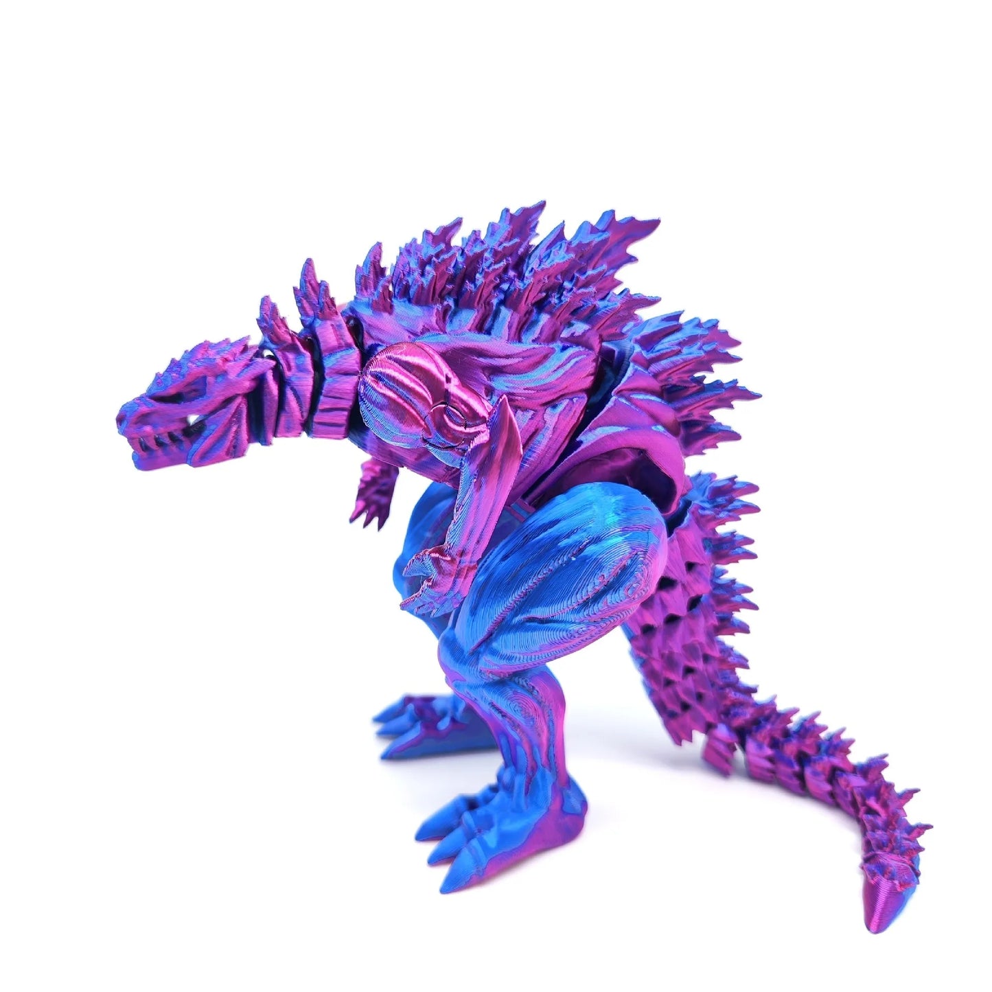 3D Printed Articulated Muscle Dinosaur Figure Movable Joint Desk Model - EXPROTAS