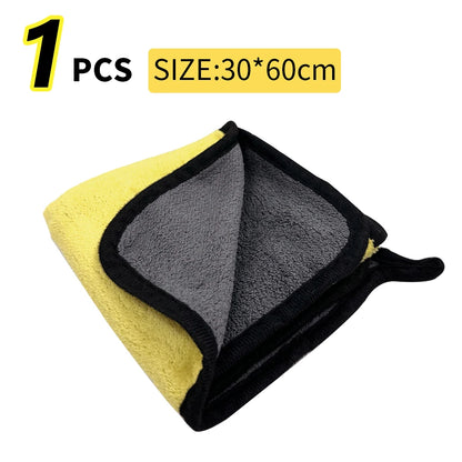 Car Wash Microfiber Towel 30x30/60CM Cleaning Drying Cloth Detailing Care