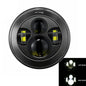 7" LED Headlight w/ DRL Angel Eyes for Harley Honda Yamaha Jeep H4