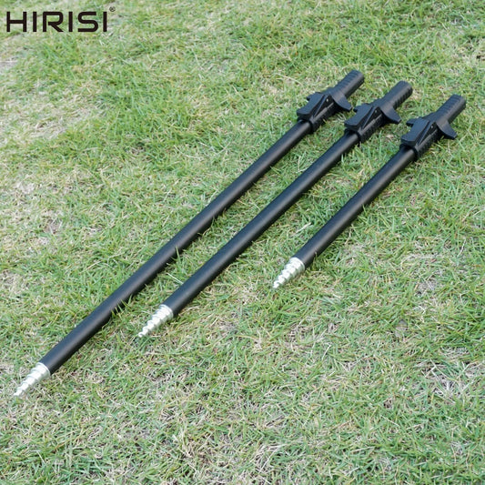 Hirisi 1pc Telescopic Aluminium Bank Stick Carp Rod Pod Support