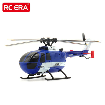 RC ERA C186 MAX BO105 4CH RC Helicopter Optical Flow Gyro Stabilized Adult Model