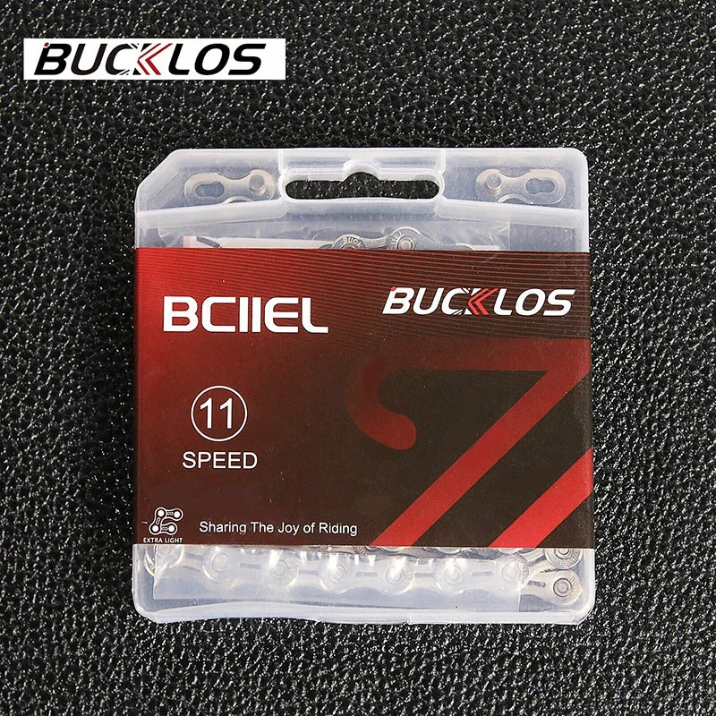 MTB Road Bike Chain BUCKLOS 8-12 Speed 116/126 Links Bicycle