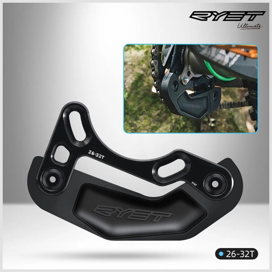 RYET MTB Chain Guide | 26–36T Bash Guard Mountain Bike Chainring Stabilizer