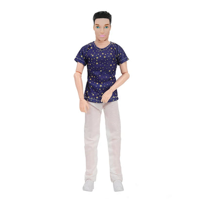 30cm Fashion Ken Doll 1/6 Movable Joints Clothes Suit Dress-Up Toy